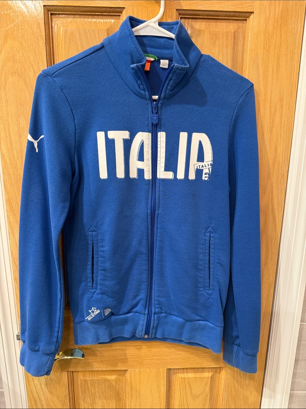Puma Blue Italia Full‑Zip Jacket